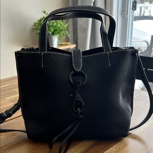 Rebecca Minkoff Mini Megan cross body Black Leather bag - Like New